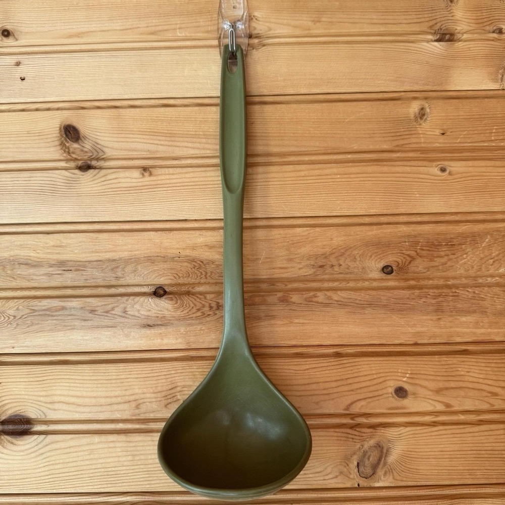 Vintage 70s Foley Soup Ladle Avocado Green Kitchen Nylon Serving Utensil Rare